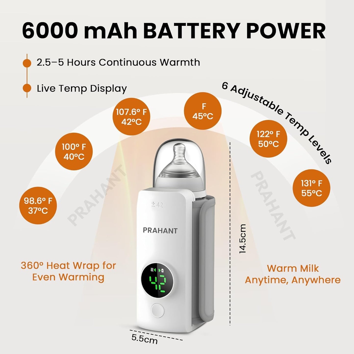 Portable Warmer Bottle