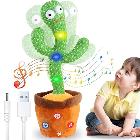 Rechargeable Toys Talking Cactus