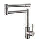 Zig Zag Stainless Steel Deck Mounted Folding Kitchen Faucet